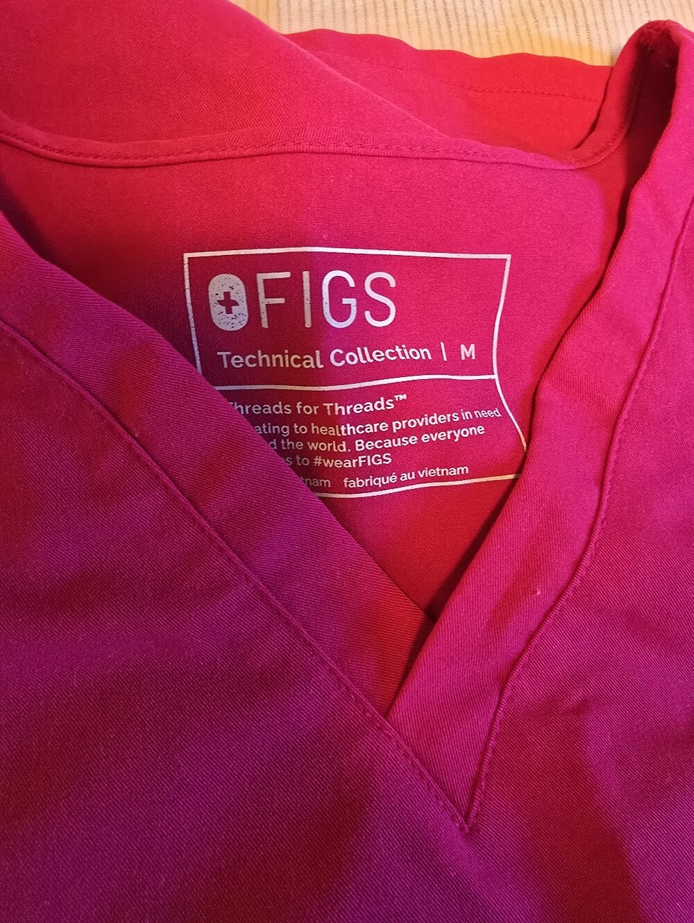 Figs Scrub Top Size Medium